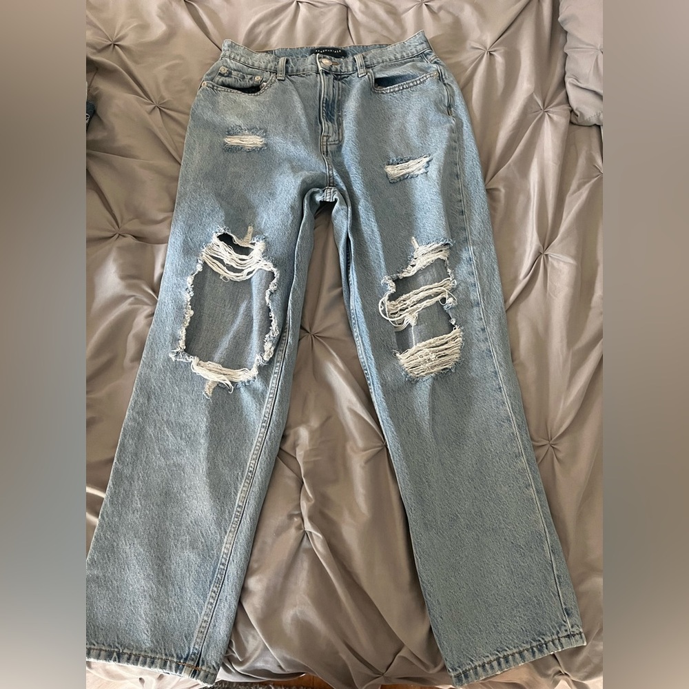 Aeropostale Light Blue Mom Jeans Size 8